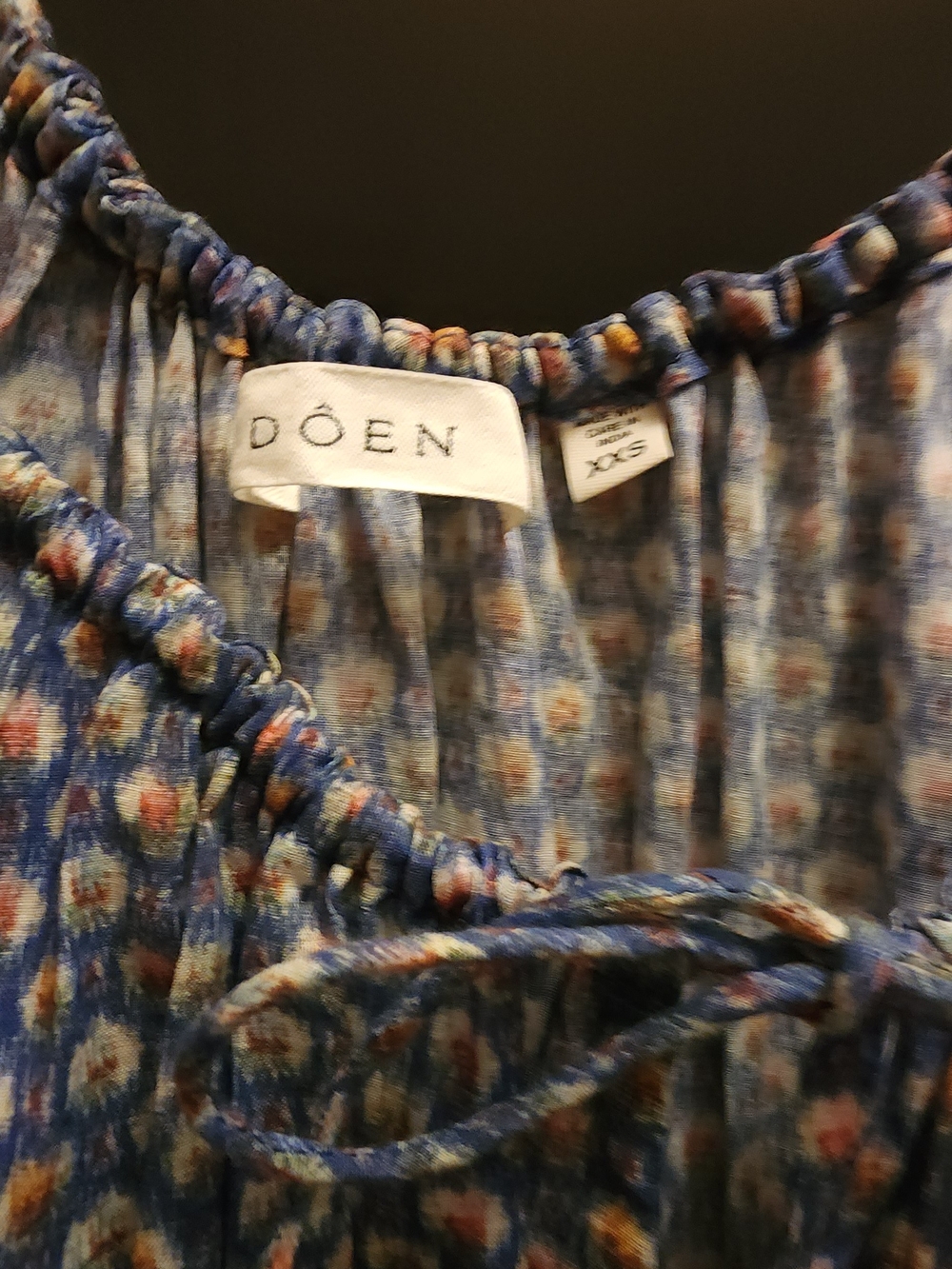 NWOT Doen Quinn dress in Dahlia Ikat - Picture 4 of 6